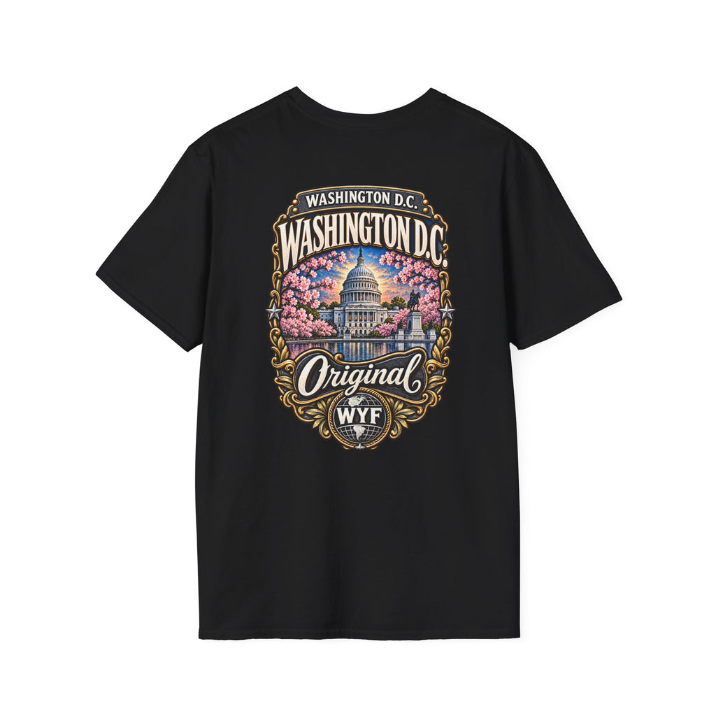 WYF Washington Dc T-Shirt | Washington Dc Souvenir & Where You From Streetwear