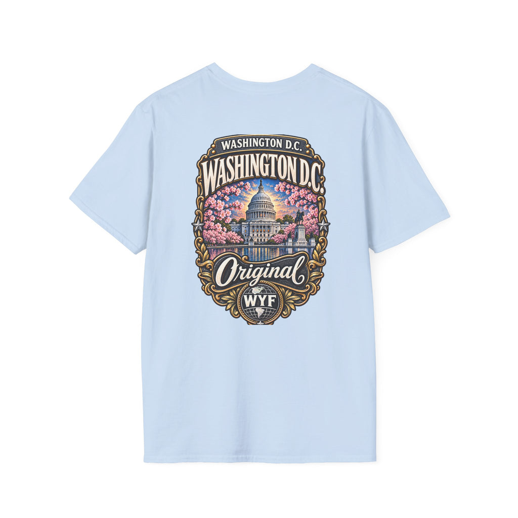 WYF Washington Dc T-Shirt | Washington Dc Souvenir & Where You From Streetwear