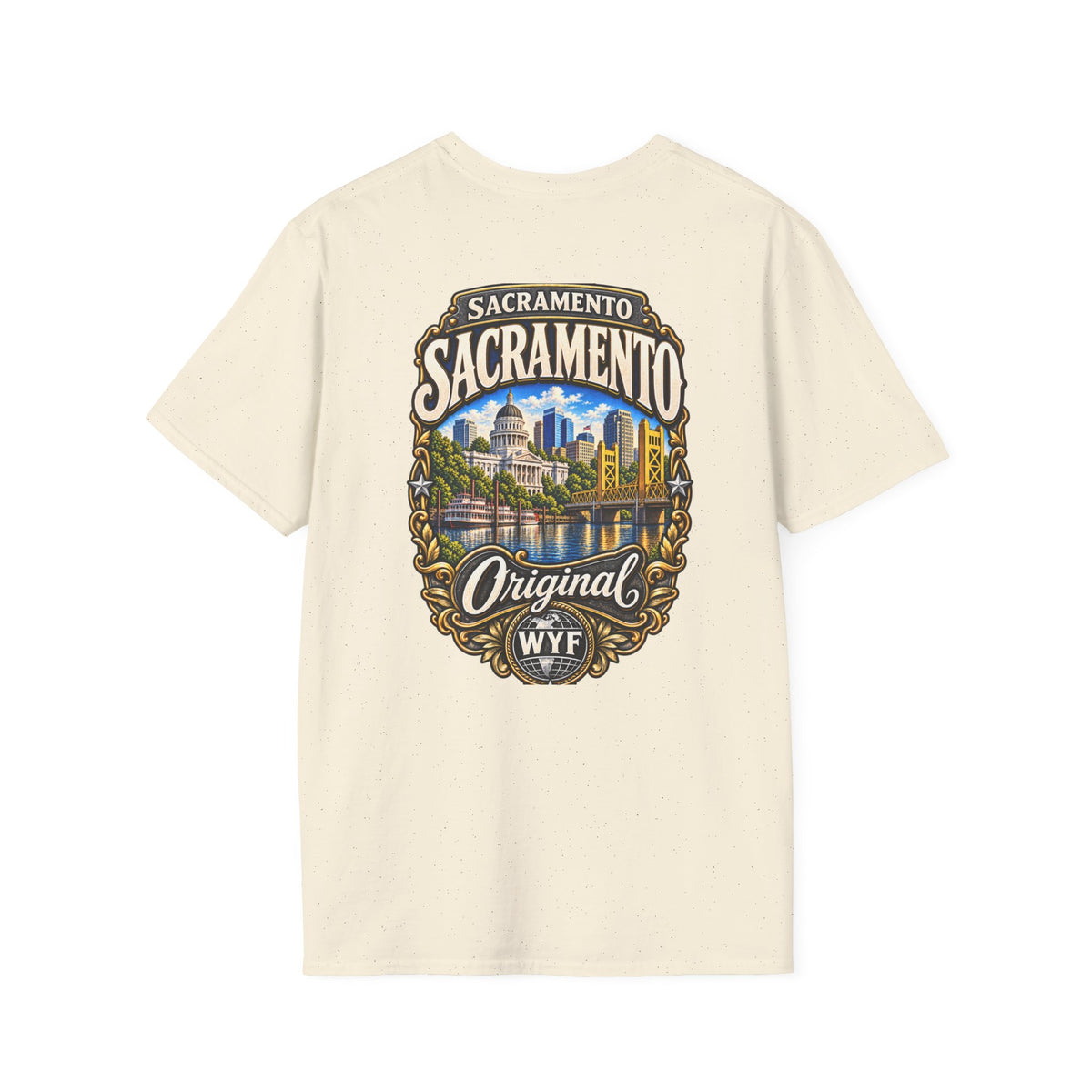 WYF Sacramento T-Shirt | Sacramento Souvenir & Where You From Streetwear