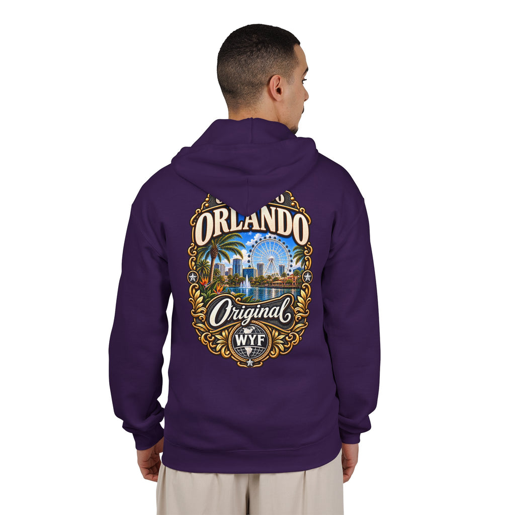 WYF Orlando Full-Zip Hoodie | Orlando Souvenir & Where You From Streetwear