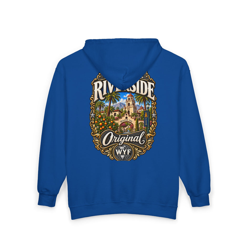 WYF Riverside Full-Zip Hoodie | Riverside Souvenir & Where You From Streetwear