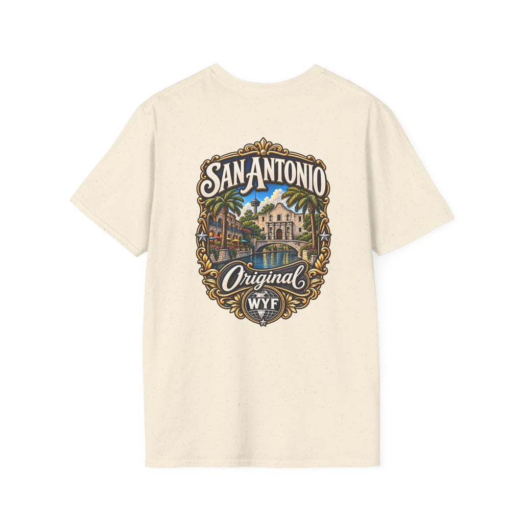 WYF San Antonio T-Shirt | San Antonio Souvenir & Where You From Streetwear