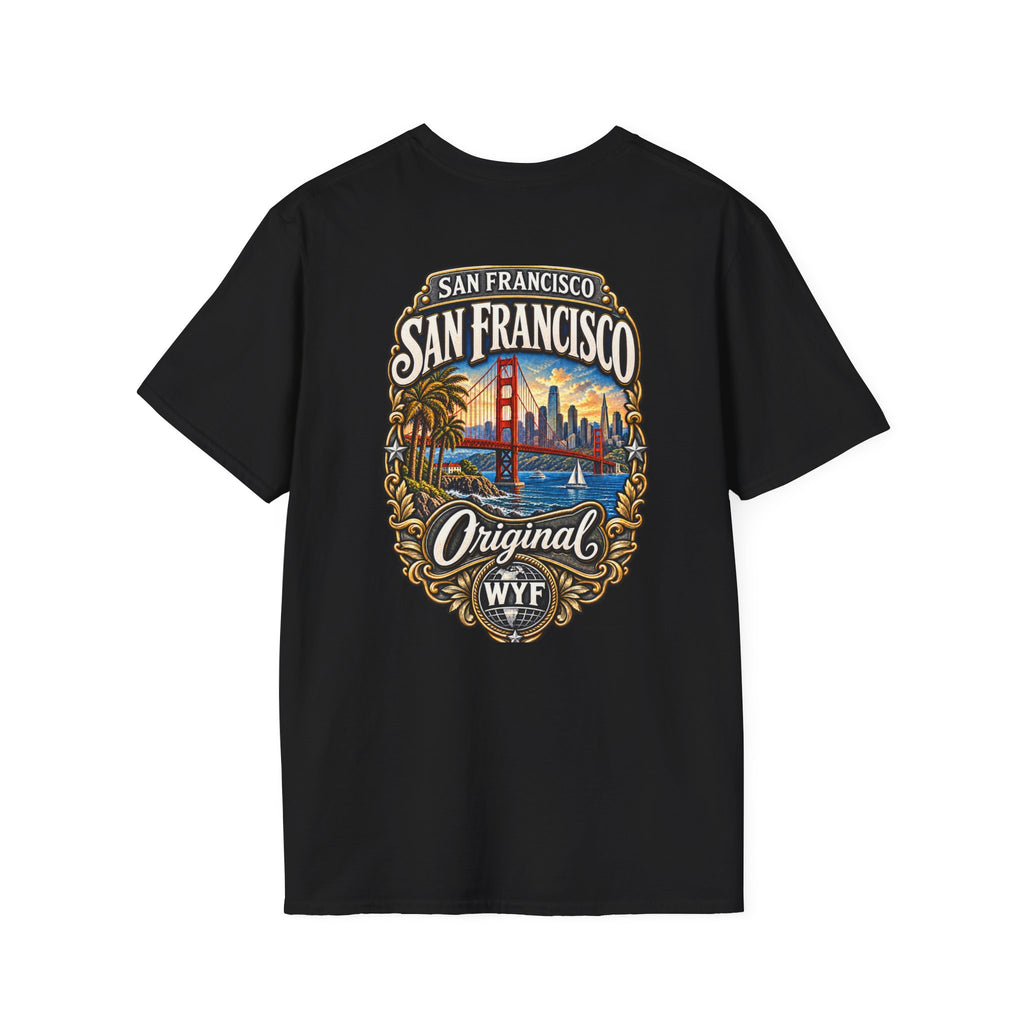 WYF San Francisco T-Shirt | San Francisco Souvenir & Where You From Streetwear