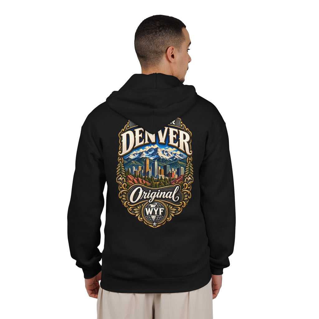 WYF Denver Full-Zip Hoodie | Denver Souvenir & Where You From Streetwear