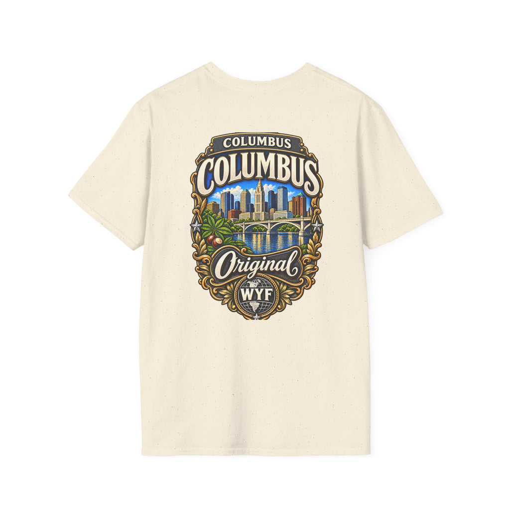 WYF Columbus T-Shirt | Columbus Souvenir & Where You From Streetwear