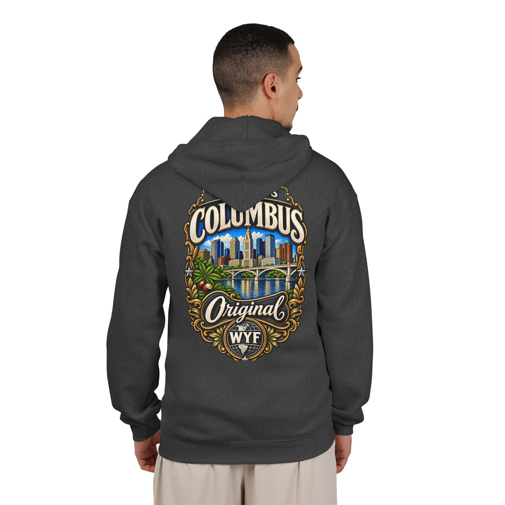 WYF Columbus Full-Zip Hoodie | Columbus Souvenir & Where You From Streetwear
