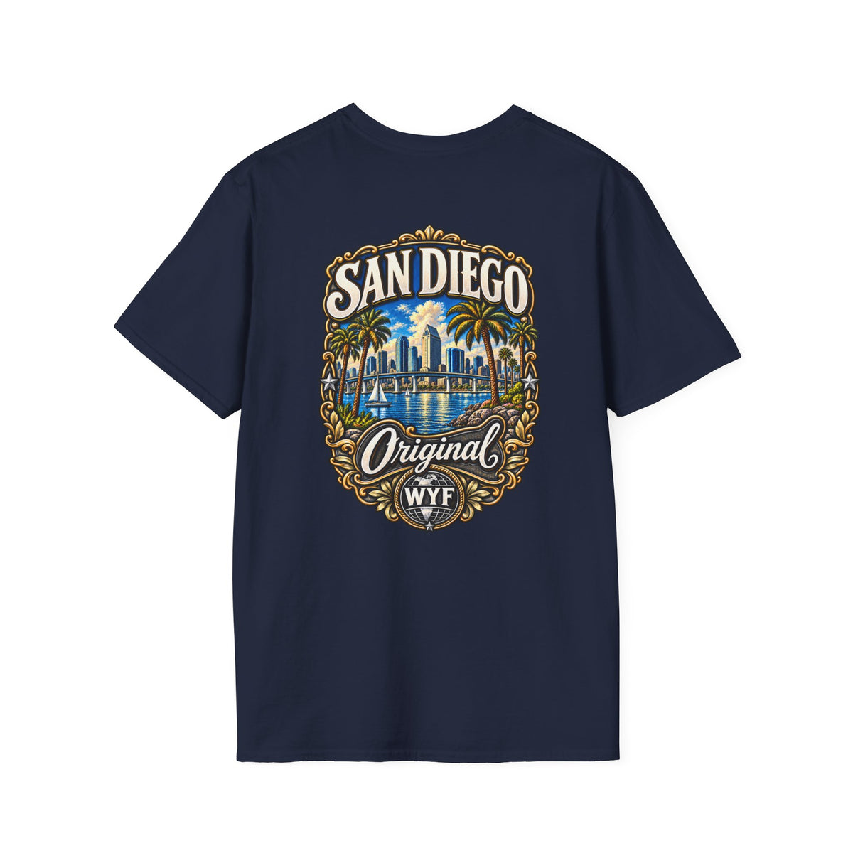 WYF San Diego T-Shirt | San Diego Souvenir & Where You From Streetwear