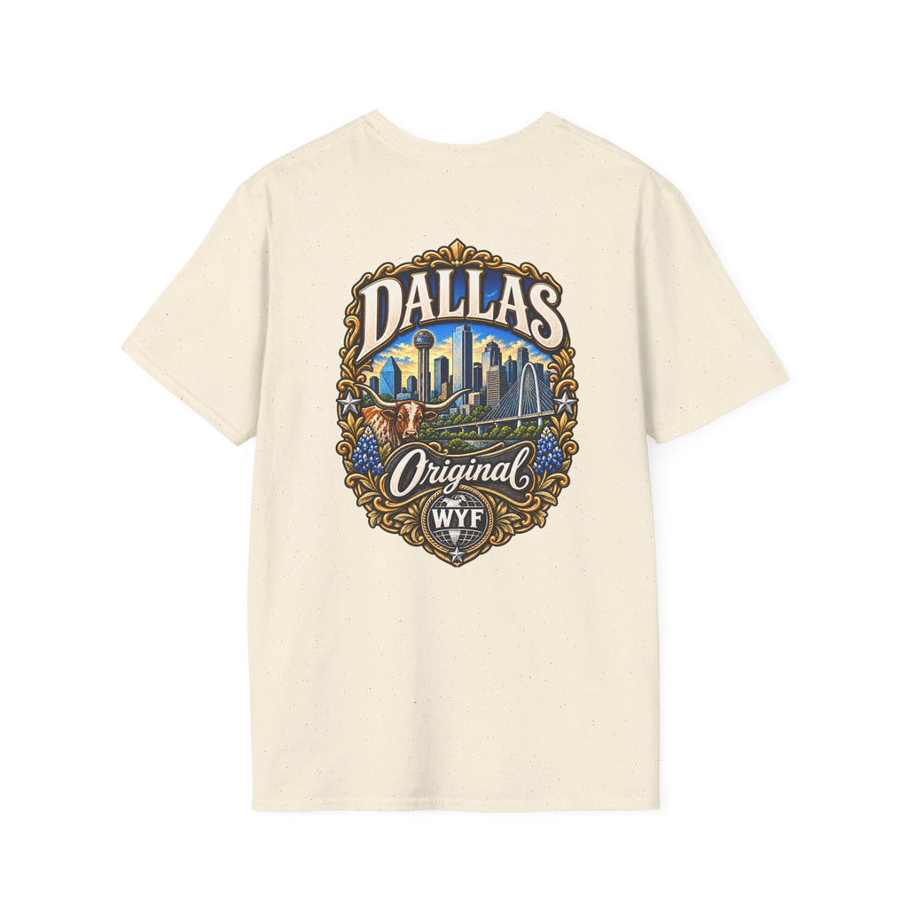 WYF Dallas T-Shirt | Dallas Souvenir & Where You From Streetwear