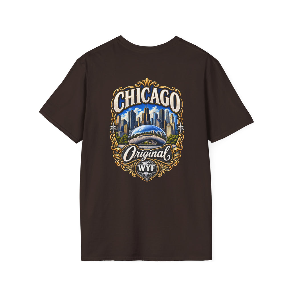 WYF Chicago T-Shirt | Chicago Souvenir & Where You From Streetwear