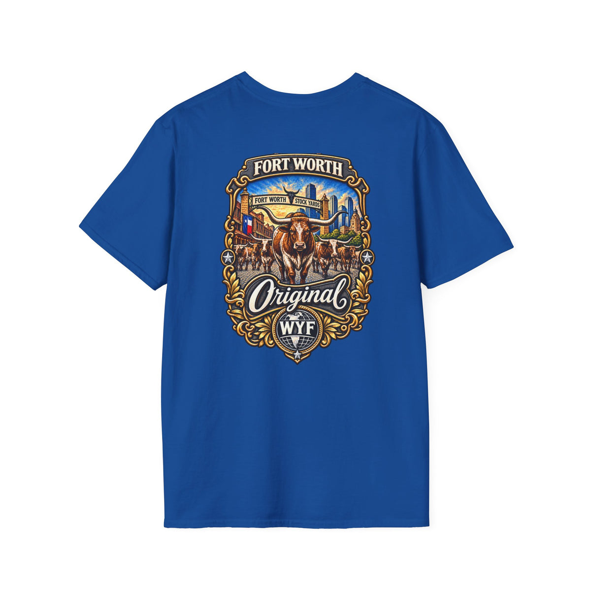 WYF Fort Worth T-Shirt | Fort Worth Souvenir & Where You From Streetwear
