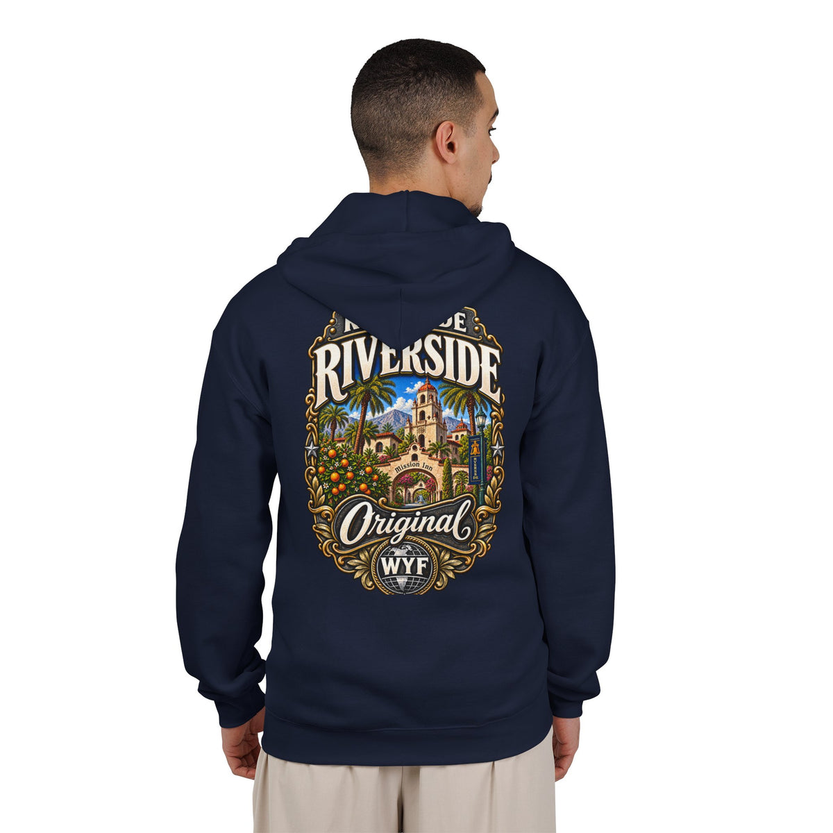 WYF Riverside Full-Zip Hoodie | Riverside Souvenir & Where You From Streetwear