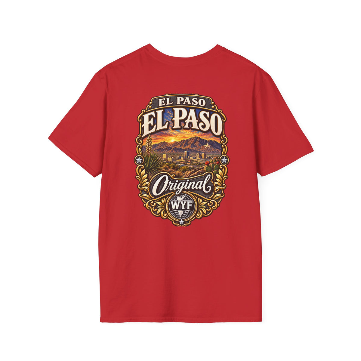 WYF El Paso T-Shirt | El Paso Souvenir & Where You From Streetwear