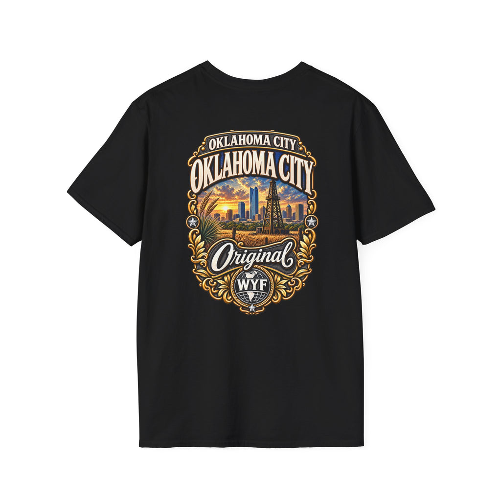 WYF Oklahoma City T-Shirt | Oklahoma City Souvenir & Where You From Streetwear