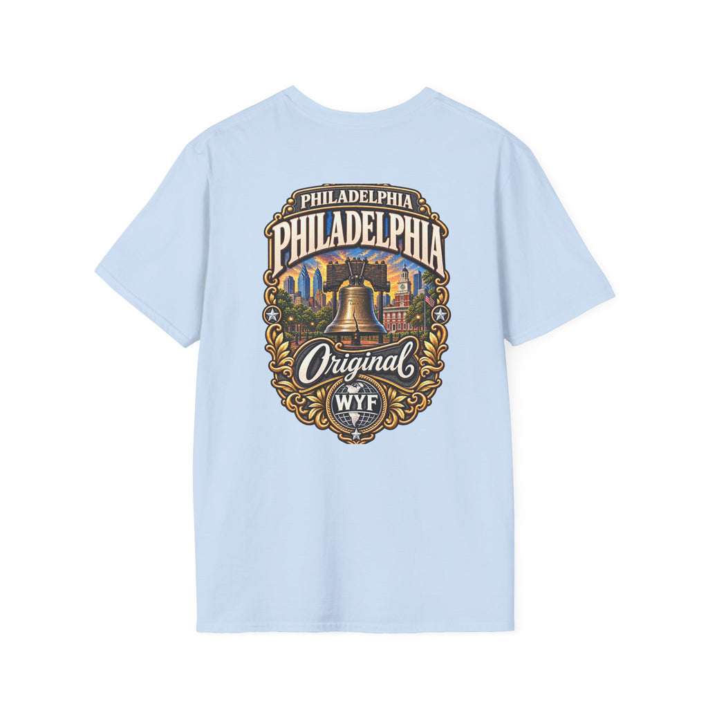 WYF Philadelphia T-Shirt | Philadelphia Souvenir & Where You From Streetwear
