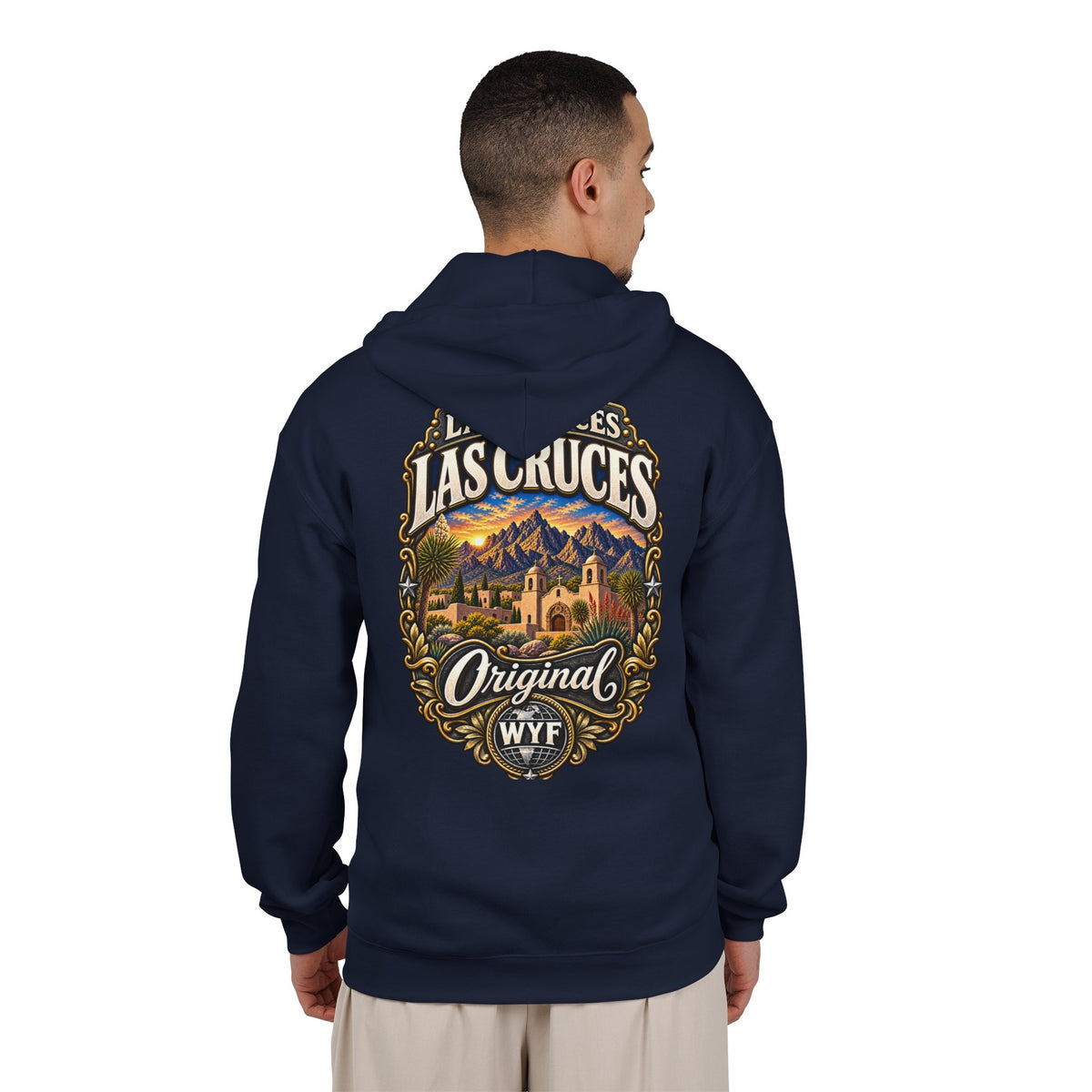 WYF Las Cruces Full-Zip Hoodie | Las Cruces Souvenir & Where You From Streetwear