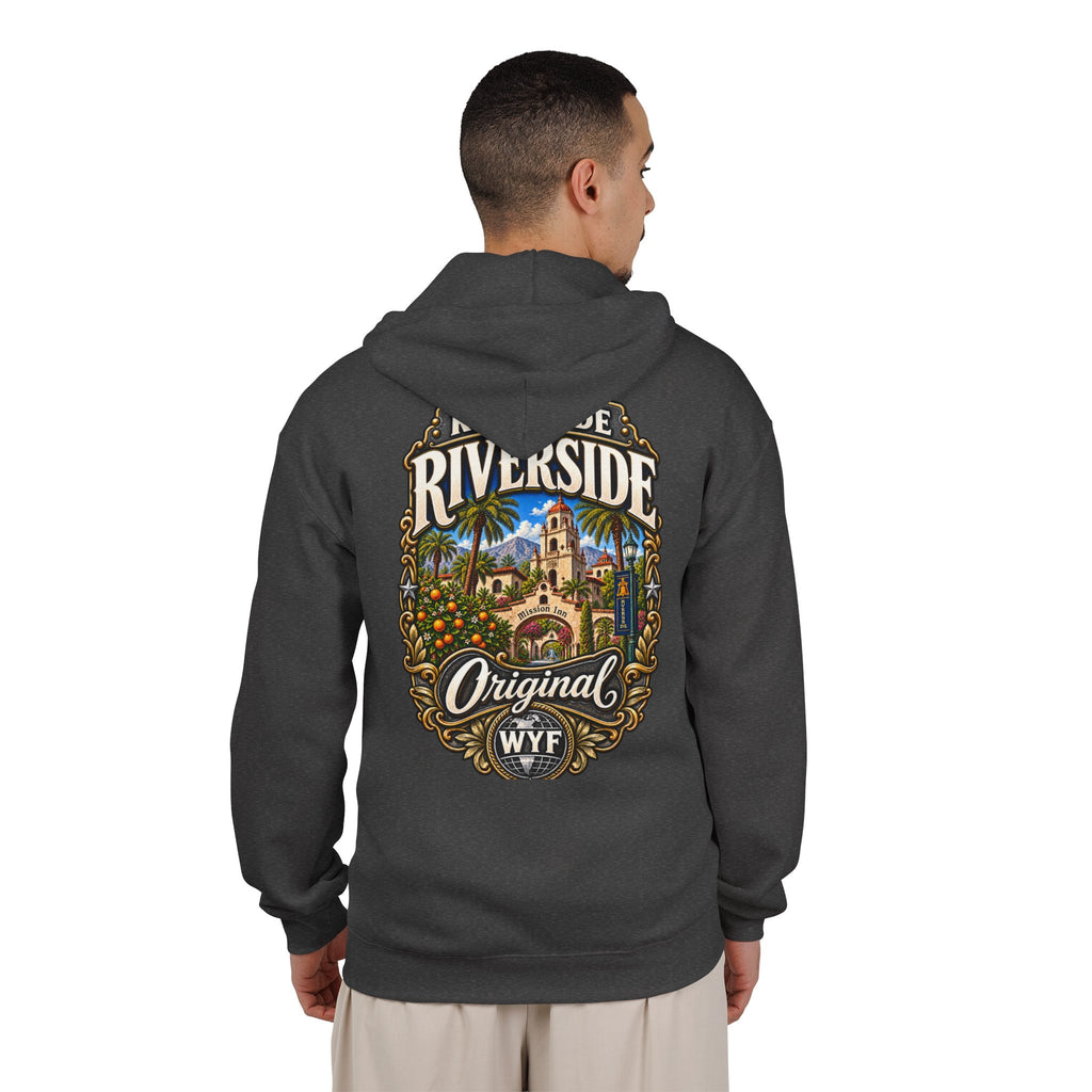 WYF Riverside Full-Zip Hoodie | Riverside Souvenir & Where You From Streetwear