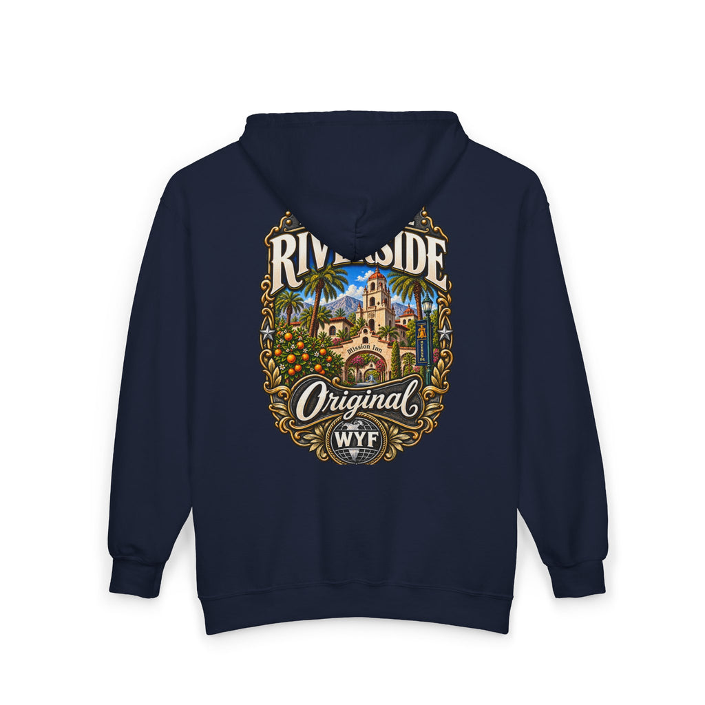 WYF Riverside Full-Zip Hoodie | Riverside Souvenir & Where You From Streetwear