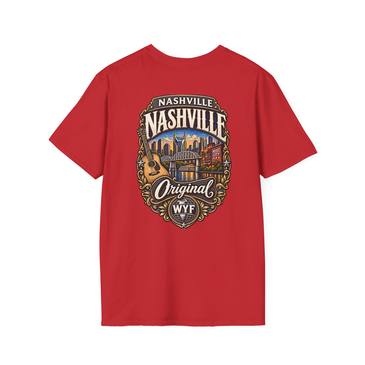 WYF Nashville T-Shirt | Nashville Souvenir & Where You From Streetwear