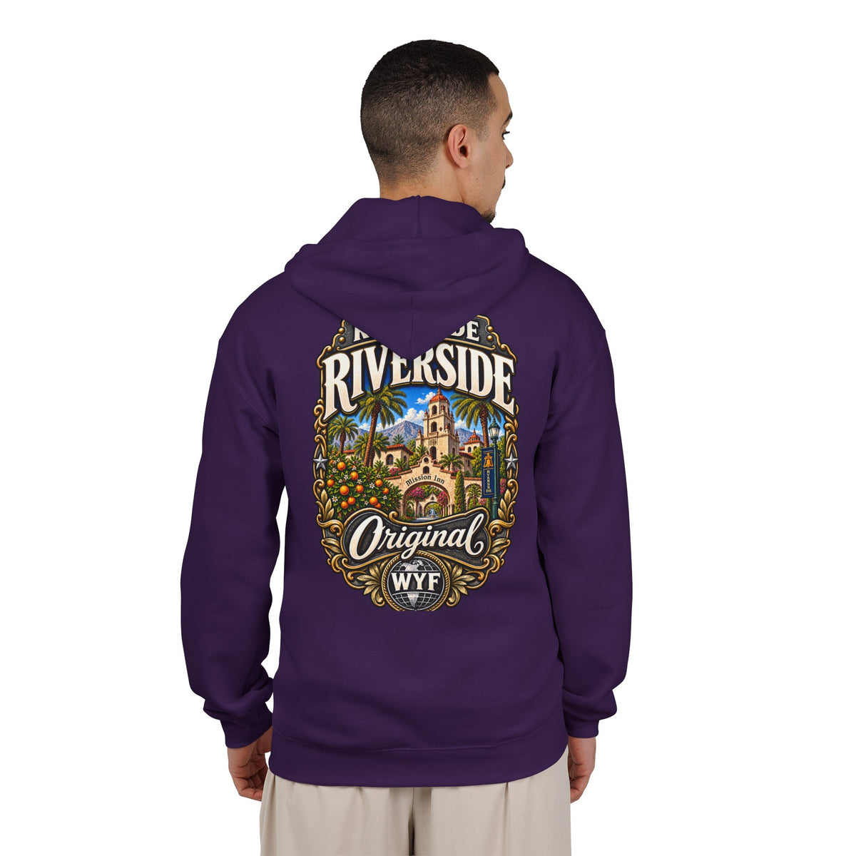 WYF Riverside Full-Zip Hoodie | Riverside Souvenir & Where You From Streetwear