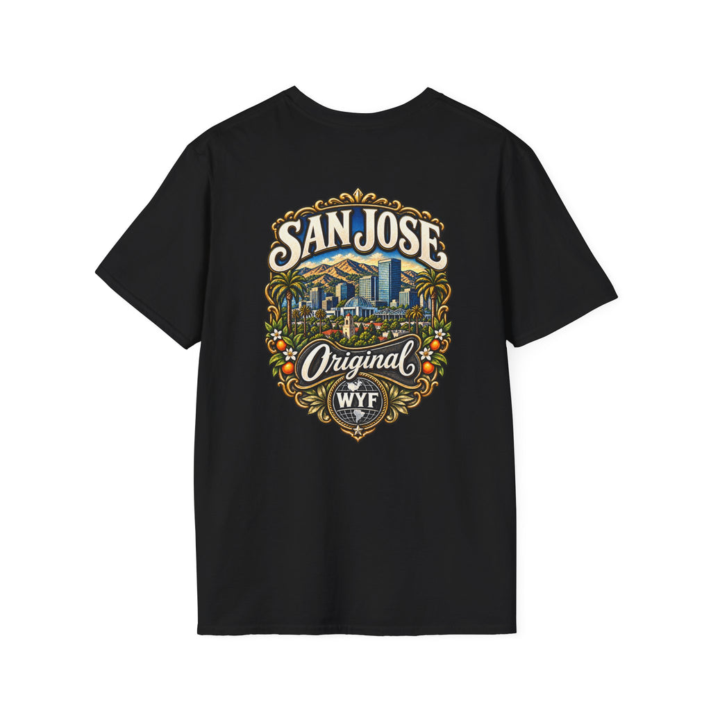 WYF San Jose T-Shirt | San Jose Souvenir & Where You From Streetwear