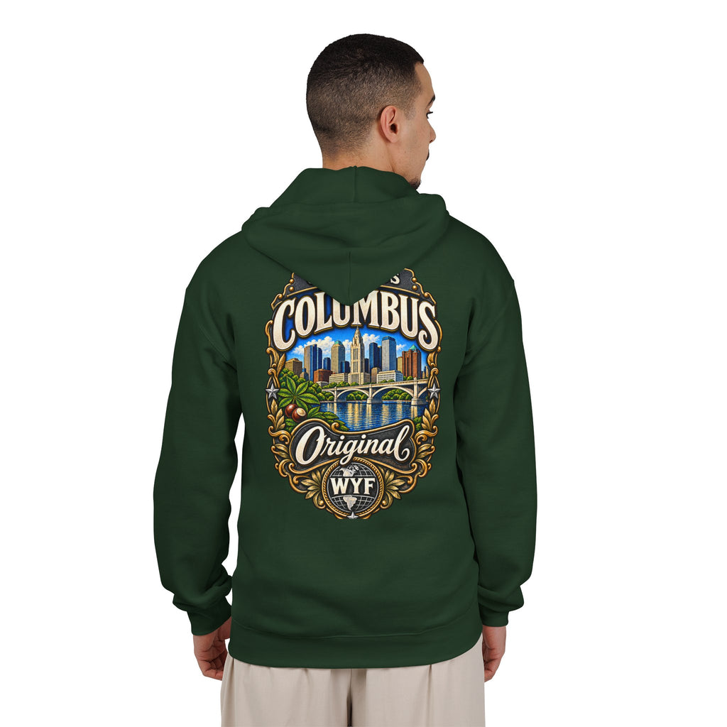 WYF Columbus Full-Zip Hoodie | Columbus Souvenir & Where You From Streetwear