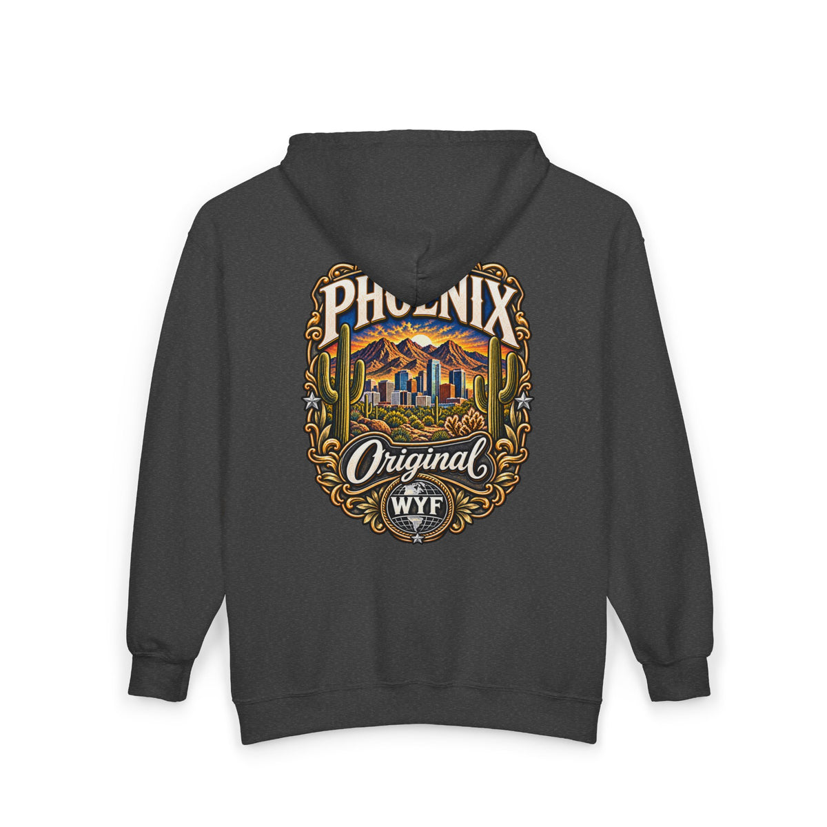 WYF Phoenix Full-Zip Hoodie | Phoenix Souvenir & Where You From Streetwear