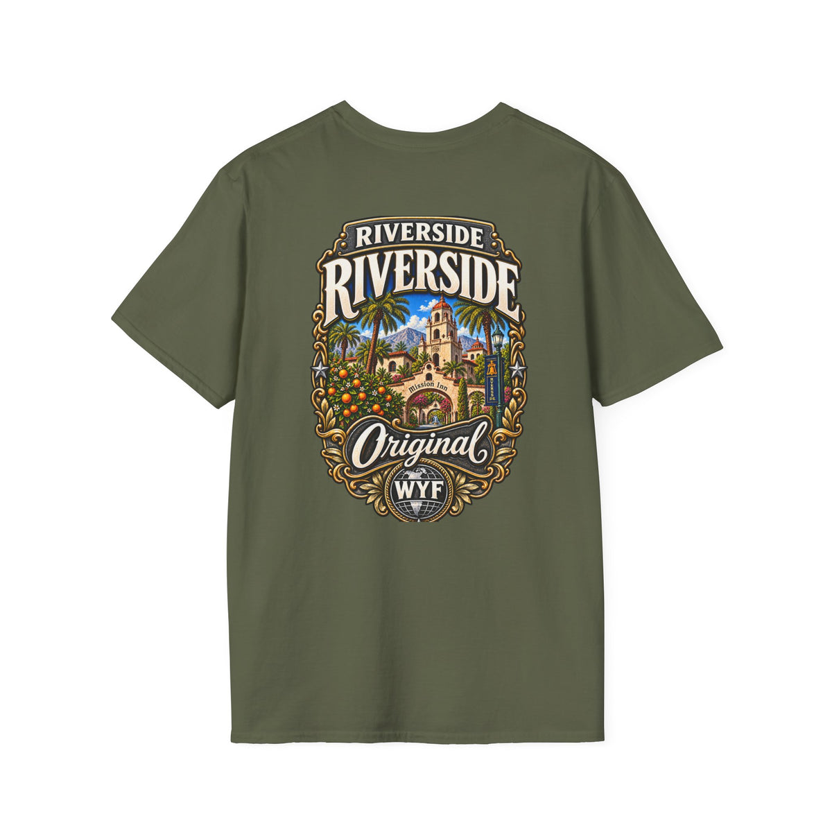 WYF Riverside T-Shirt | Riverside Souvenir & Where You From Streetwear