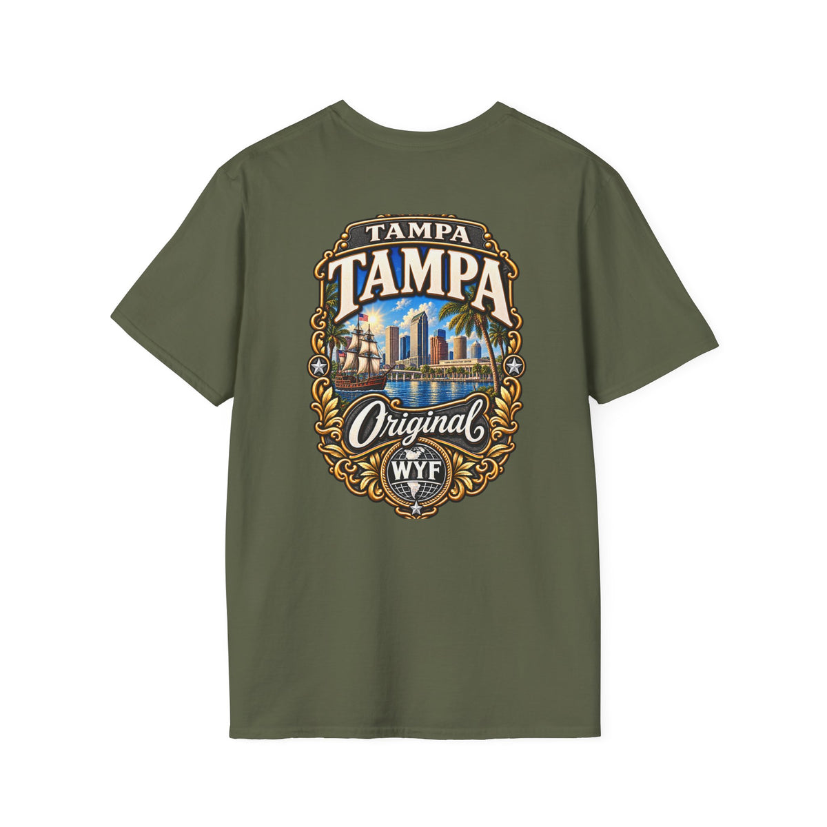 WYF Tampa T-Shirt | Tampa Souvenir & Where You From Streetwear