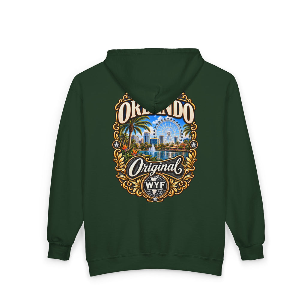WYF Orlando Full-Zip Hoodie | Orlando Souvenir & Where You From Streetwear