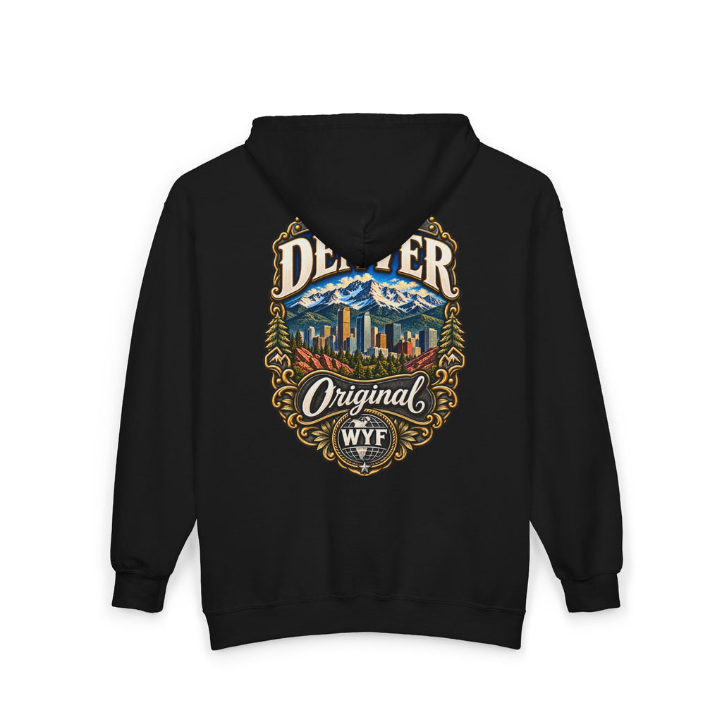 WYF Denver Full-Zip Hoodie | Denver Souvenir & Where You From Streetwear
