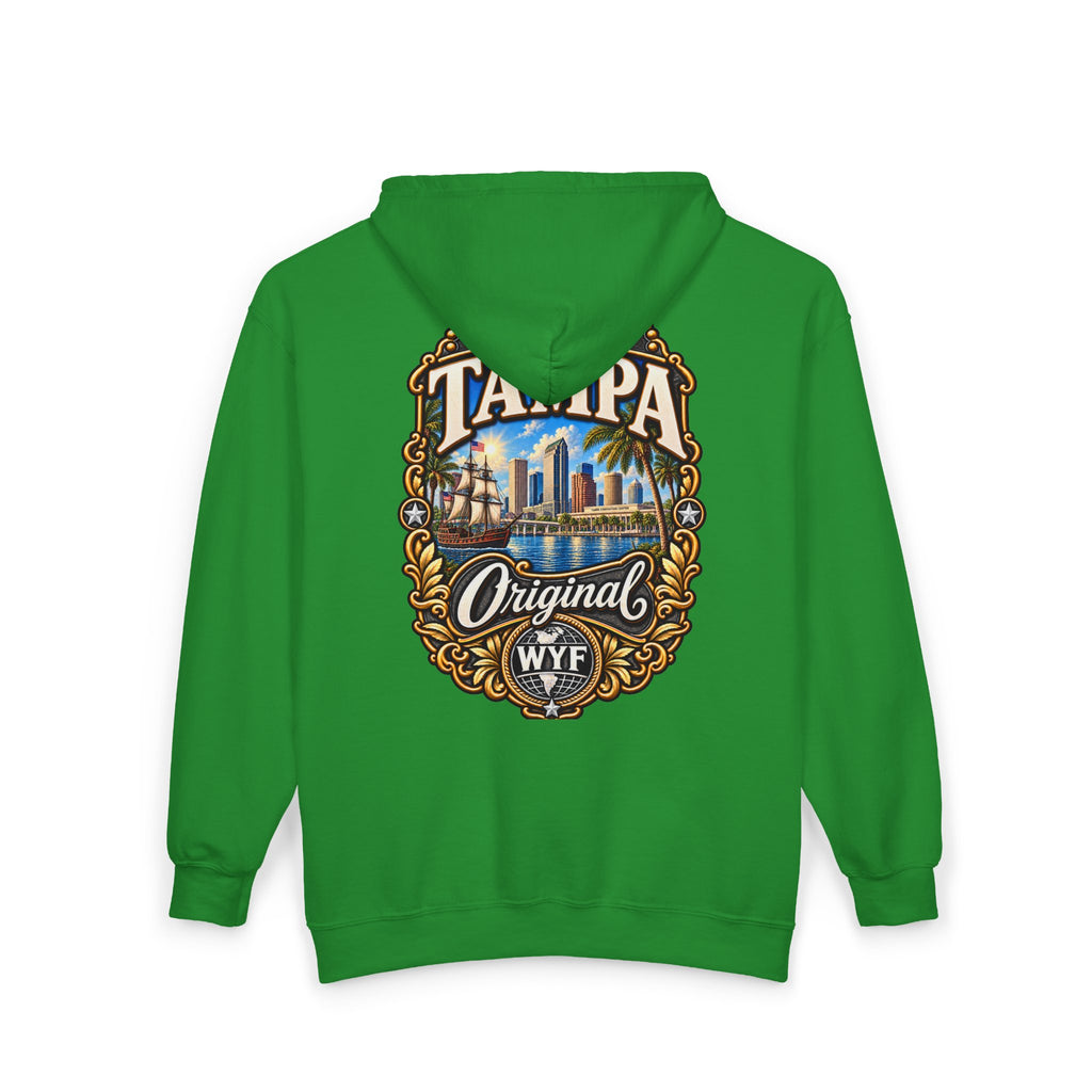 WYF Tampa Full-Zip Hoodie | Tampa Souvenir & Where You From Streetwear